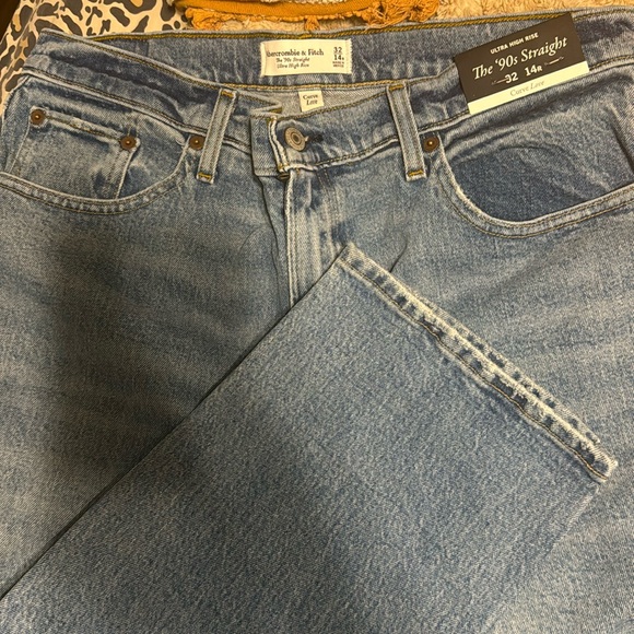 Abercrombie 90s straight ultra high rise jeans - Picture 1 of 6